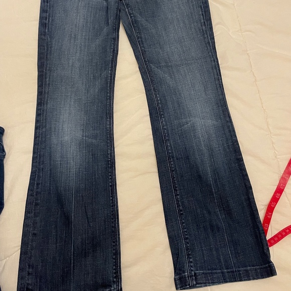 7 For All Mankind "High Waist Bootcut" (mid rise) Size 31 Great Condition! - Picture 3 of 10